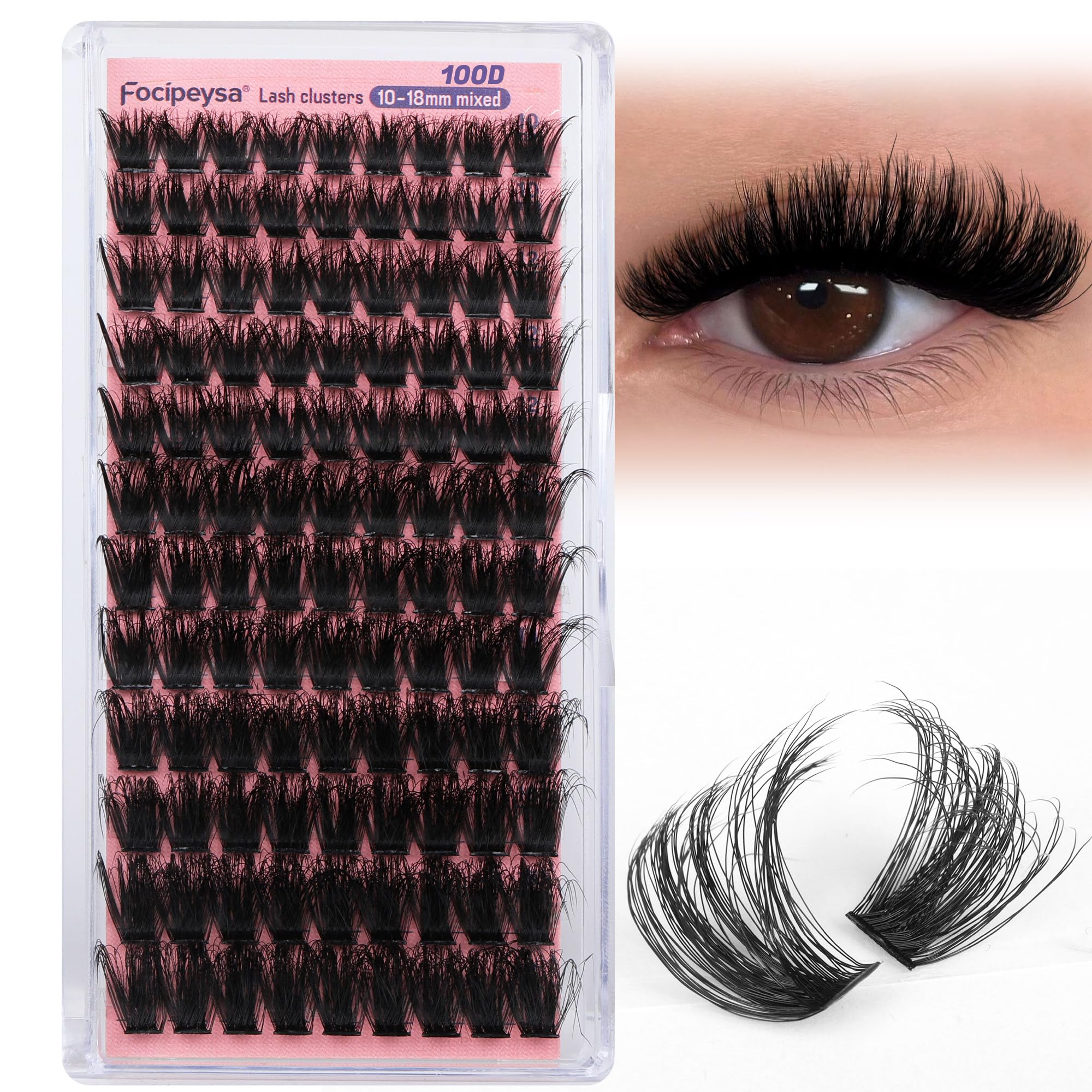 Focipeysa easy to apply beginner friendly lashes for DIY styling