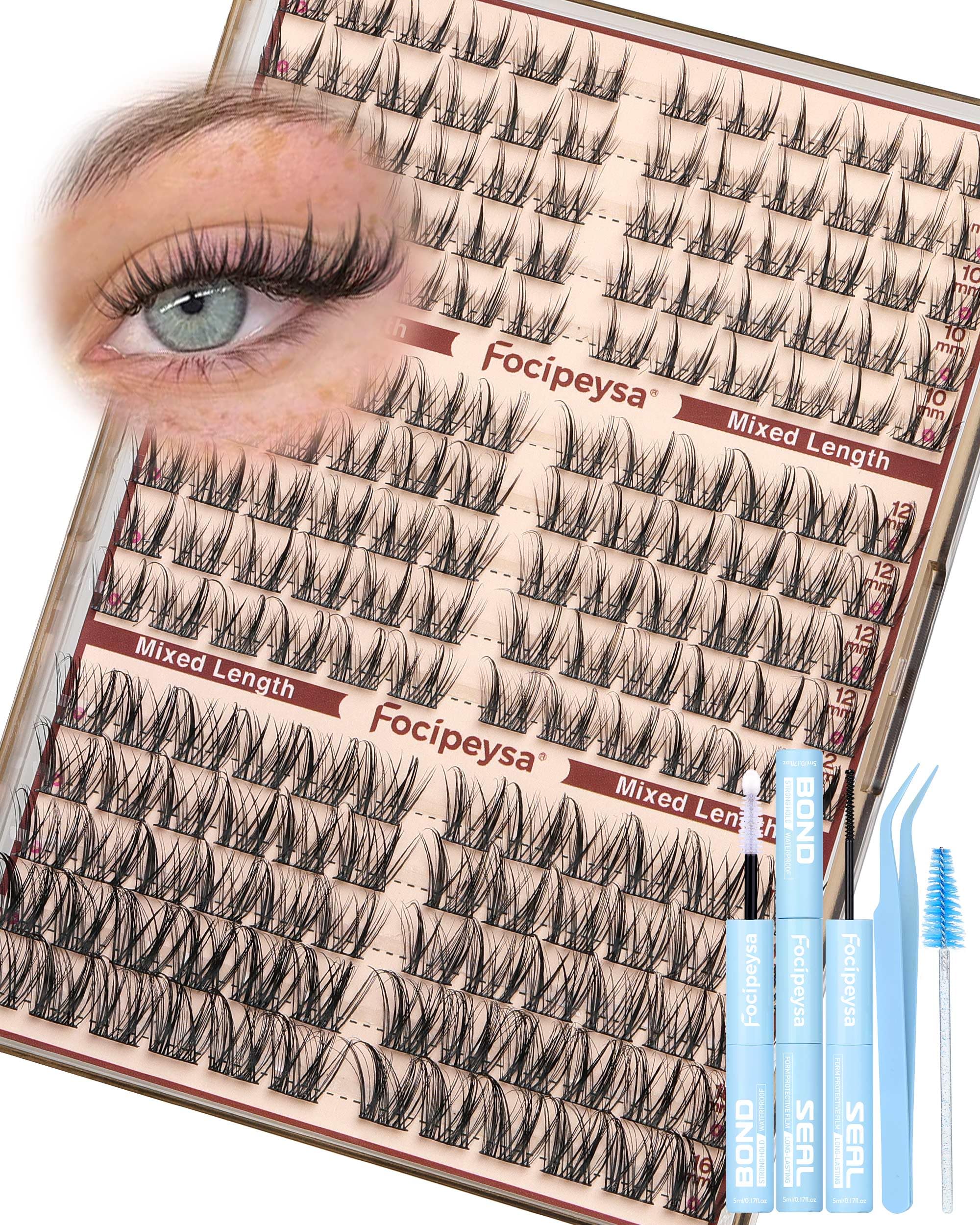 Focipeysa Fairy Eyelash Kit packaging for easy at-home use