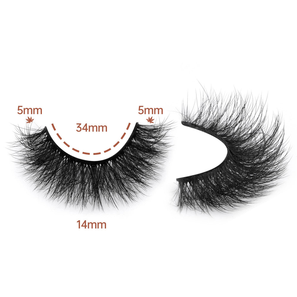 Focipeysa full-volume faux mink lashes deliver dramatic eyes in a lightweight pack.