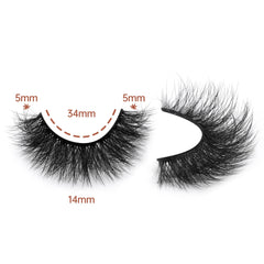 Focipeysa full-volume faux mink lashes deliver dramatic eyes in a lightweight pack.