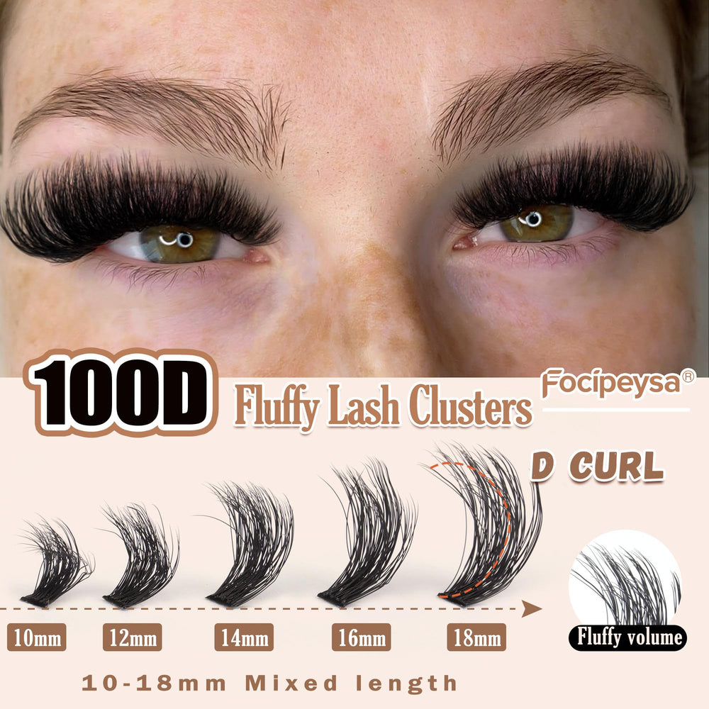 Focipeysa hypoallergenic vegan lashes for sensitive eyes and comfort.