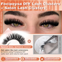 Focipeysa lash bond and seal for extended wear.