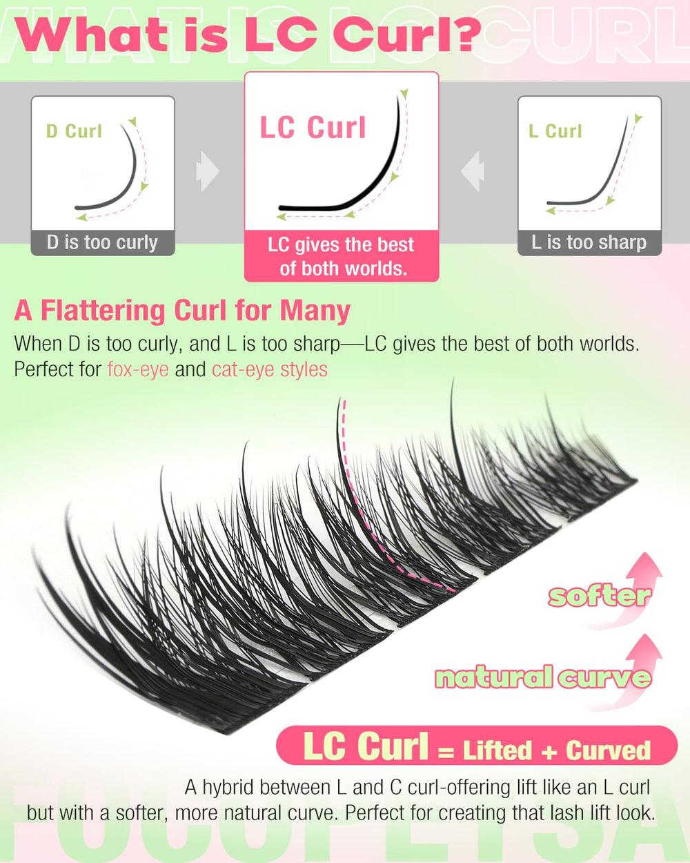 Focipeysa lash tweezers for precise placement