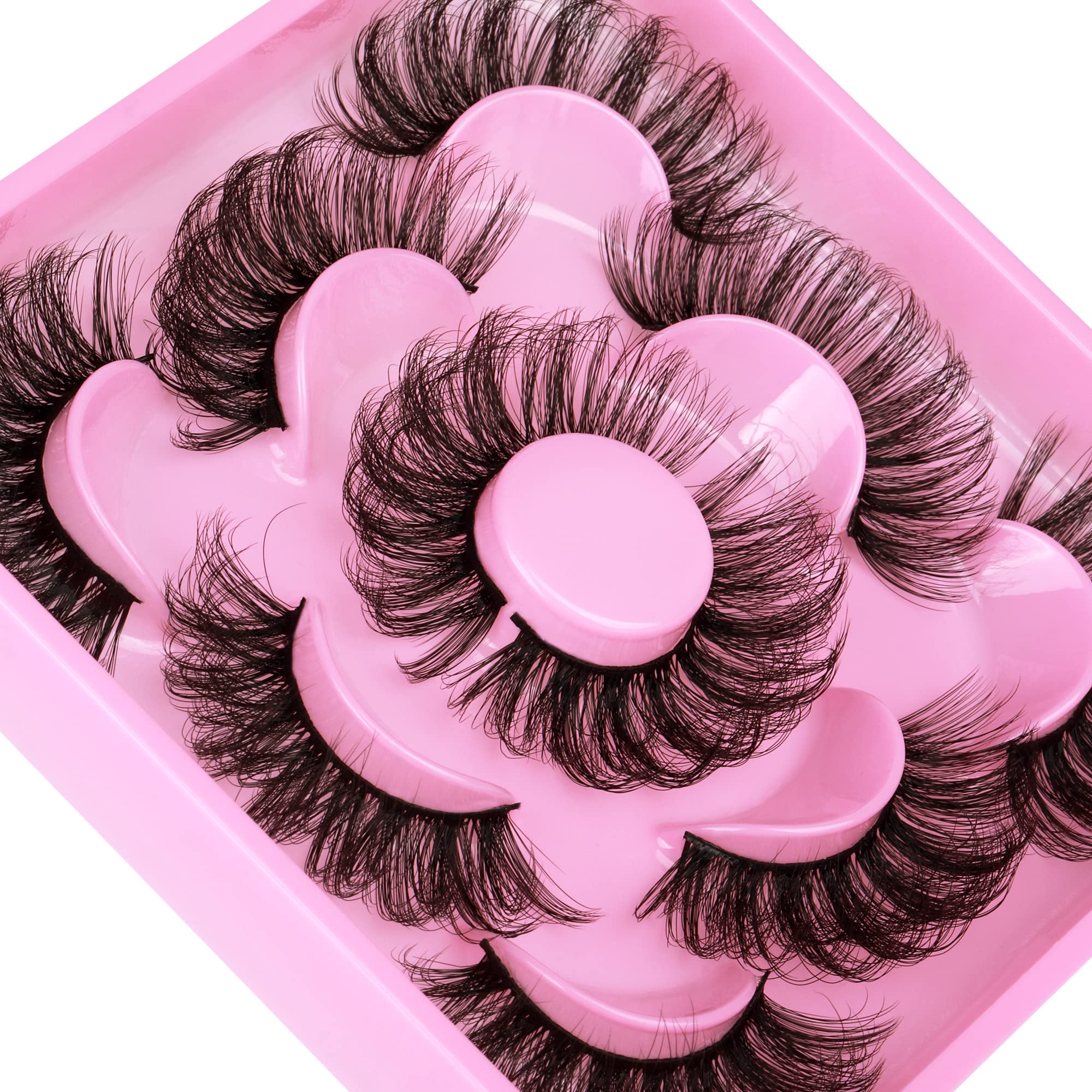 Focipeysa Lashes dramatic look showcased in the full pack.