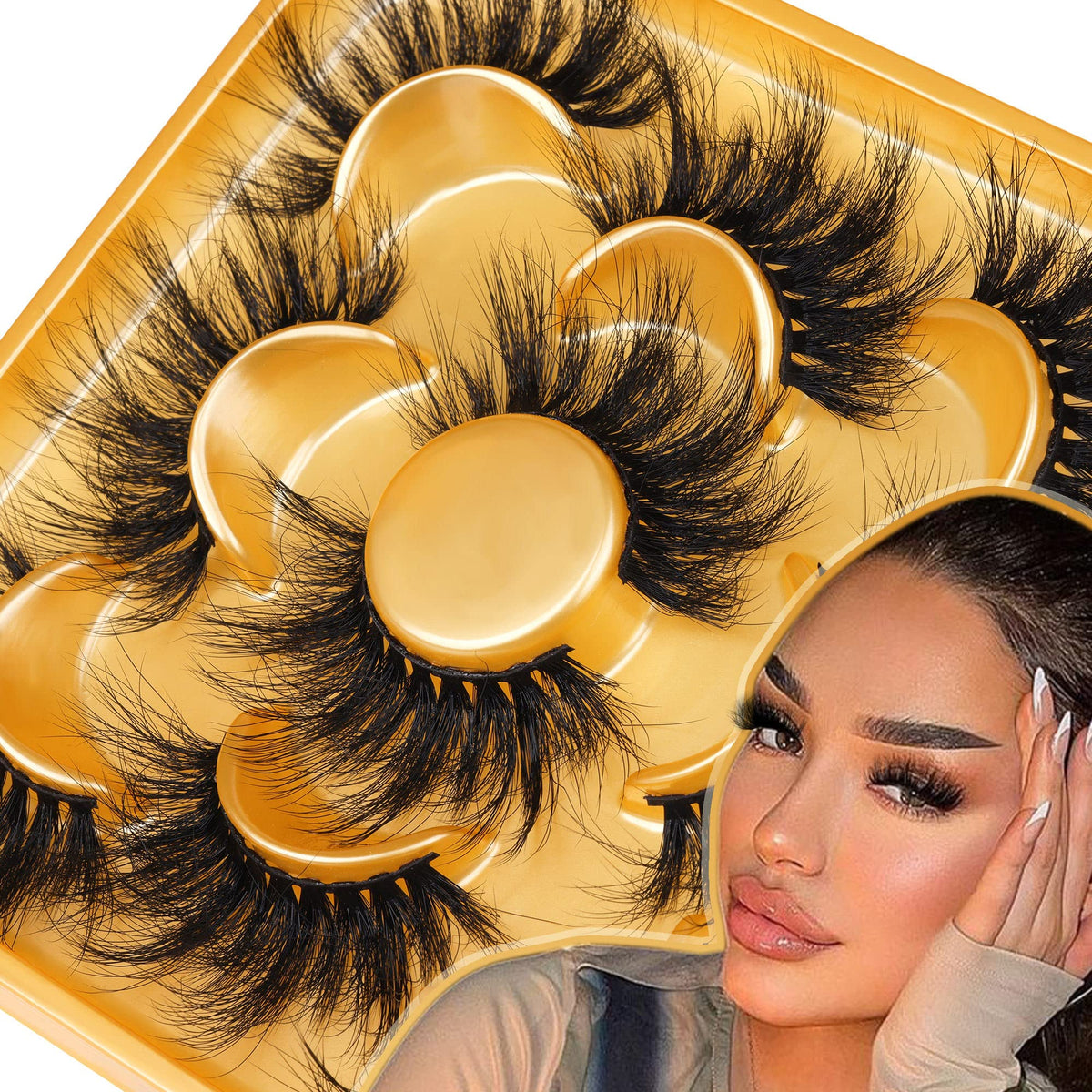 Focipeysa mink-inspired 20mm D curl lashes for dramatic daily looks.