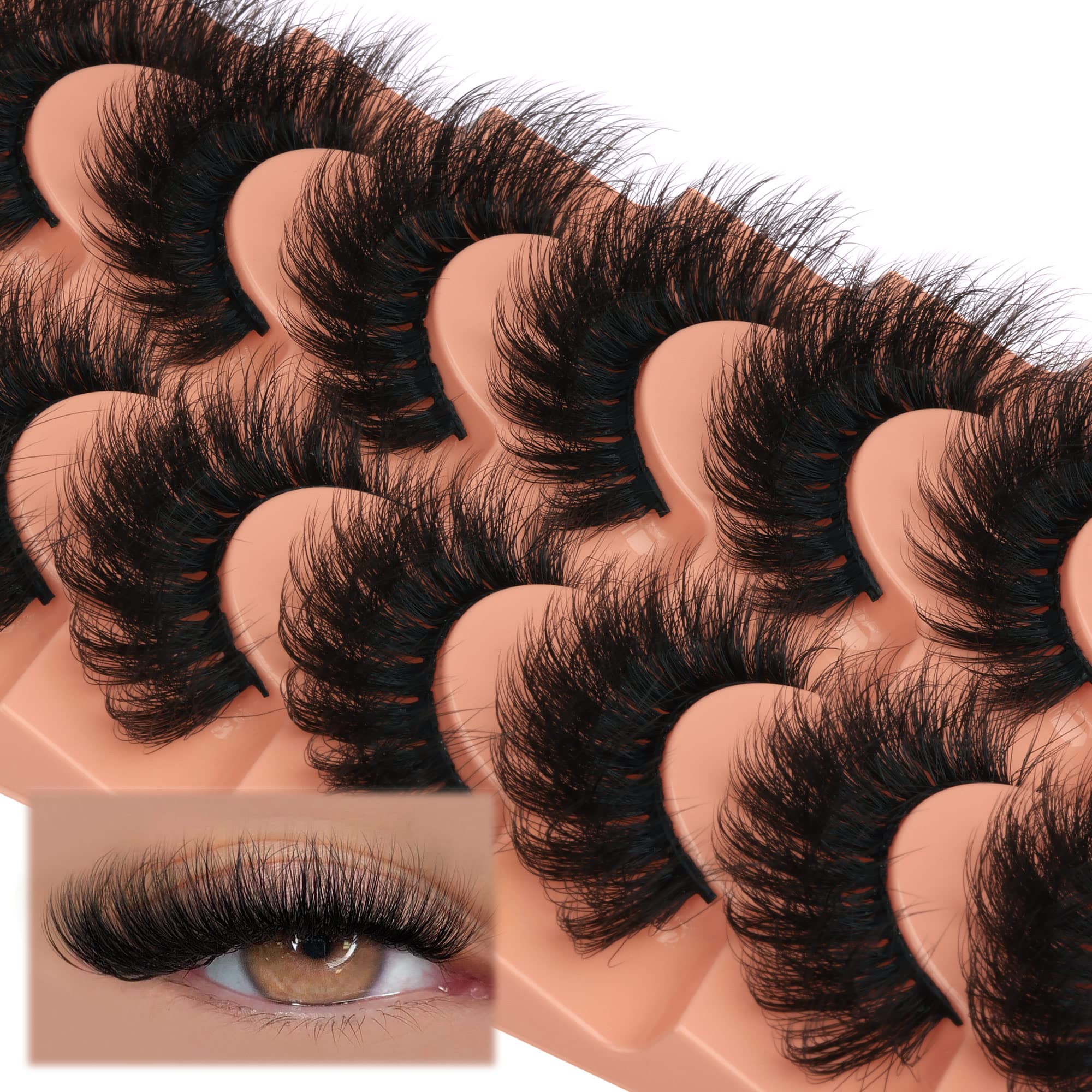 Focipeysa reusable durable lashes with soft cotton band