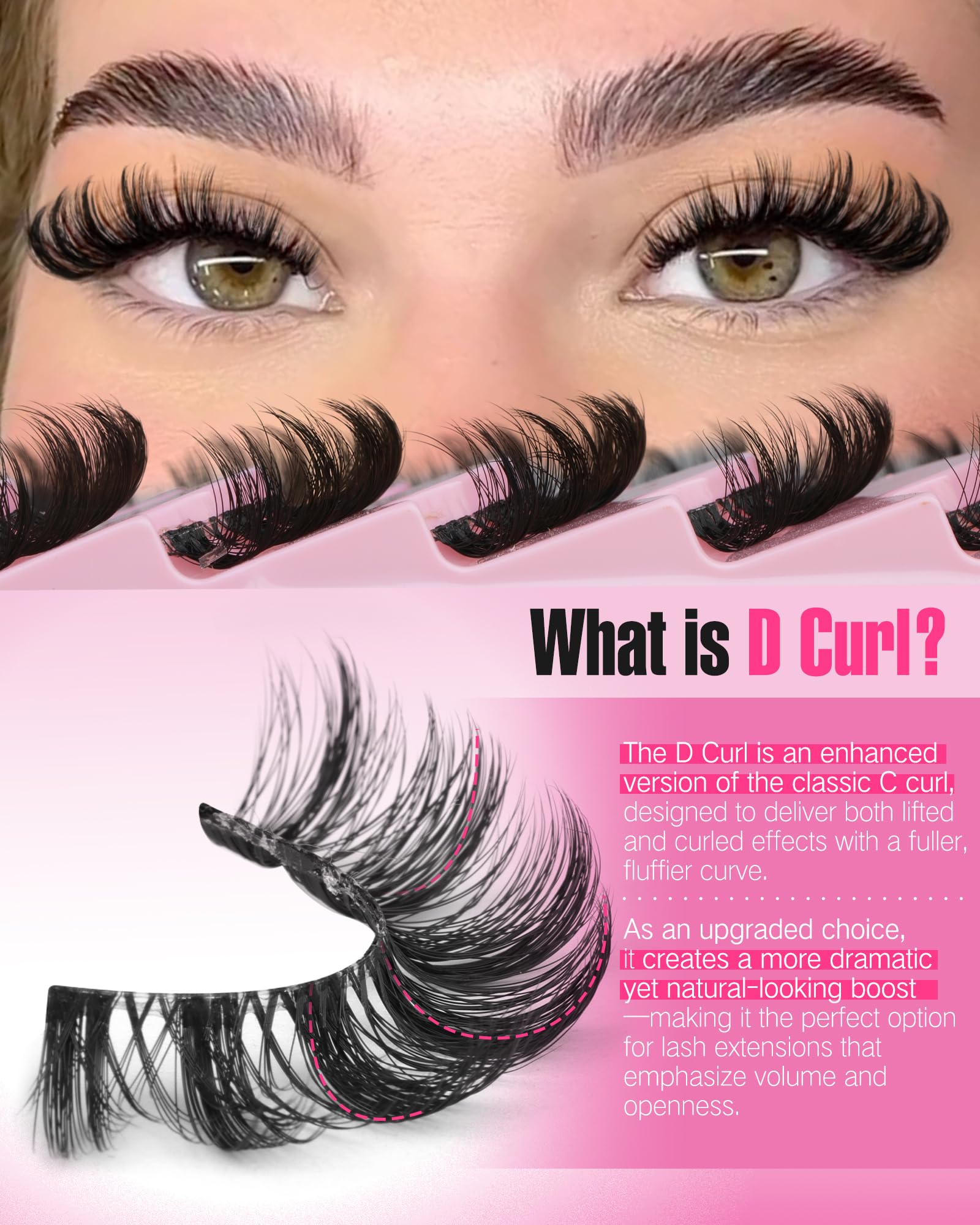 Focipeysa textured cluster lashes simulate extensions for salon-style depth at home.