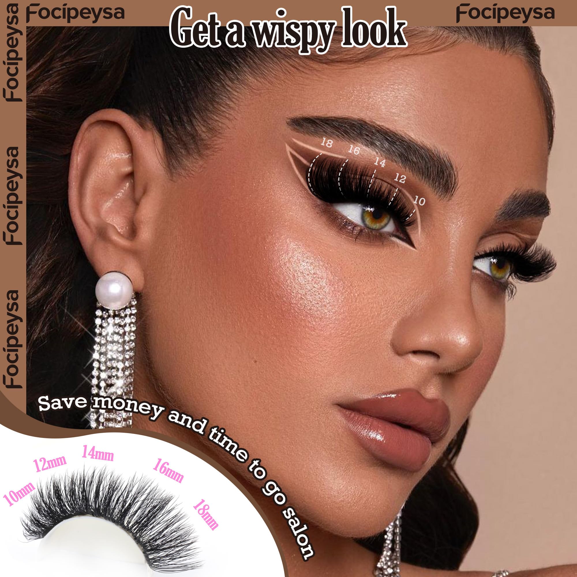 Focipeysa visual lash set ideal for budget-friendly salon-grade looks.