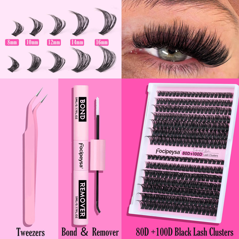 Focipeysa waterproof bond helps lashes stay neat after workouts