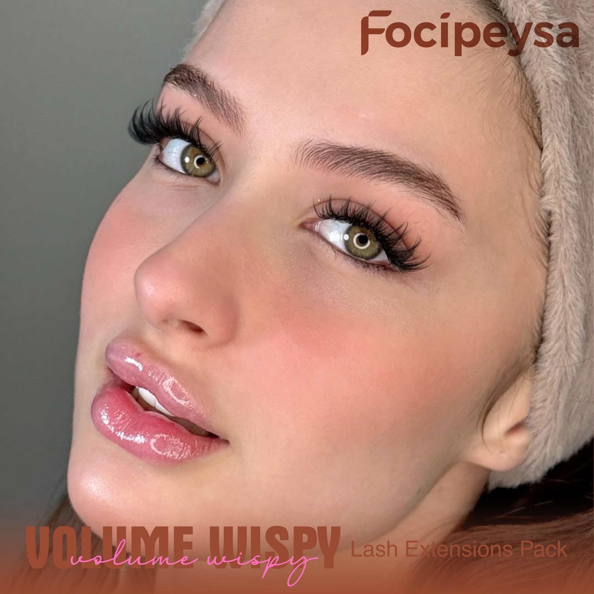 Focipeysa waterproof cluster lashes stay secure in moisture