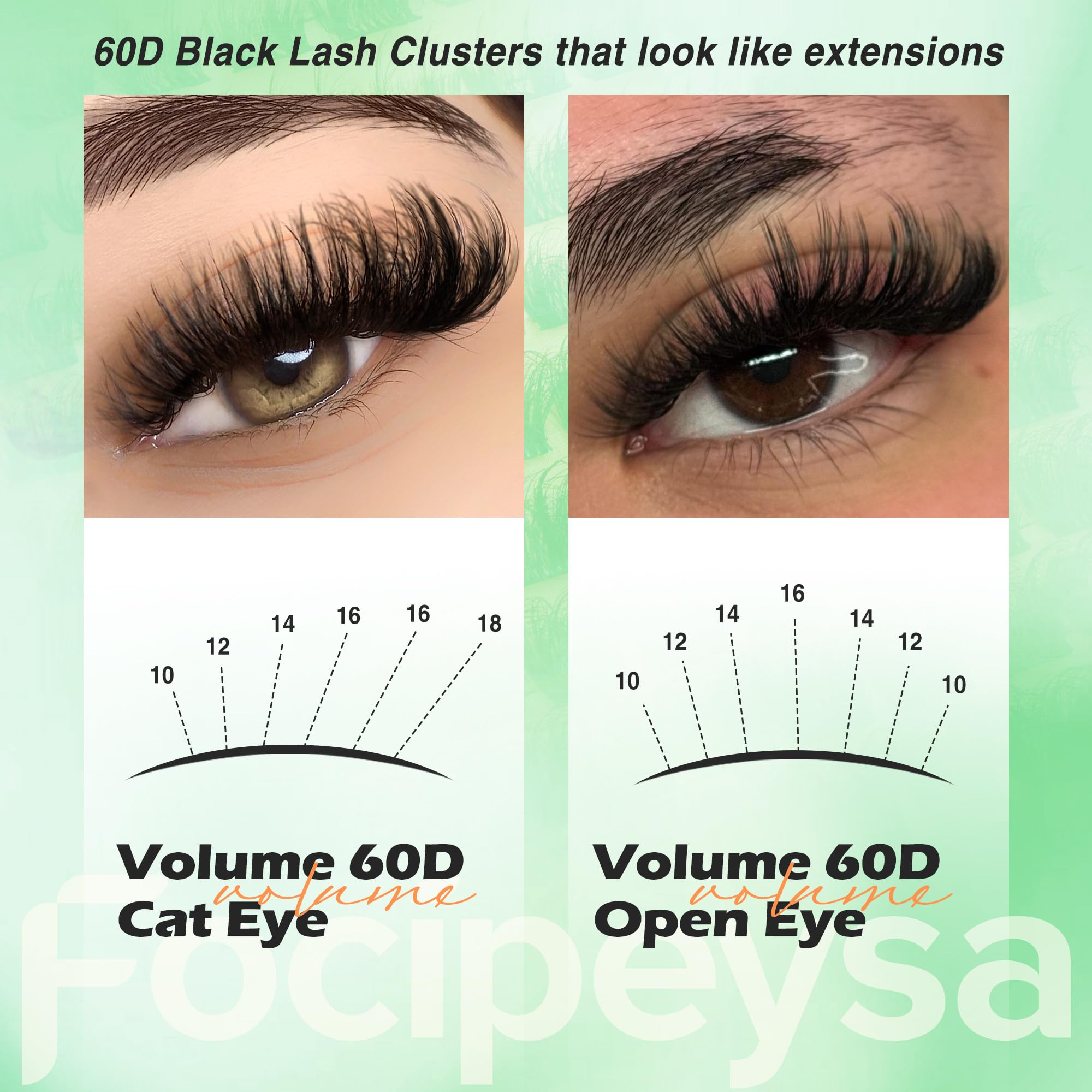 Waterproof hold helps lashes stay put through light activities