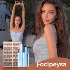 Focipeysa wispy 10-16mm clusters close-up for natural look