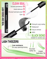 Focipeysa wispy lash clusters 10-18mm for natural or dramatic looks