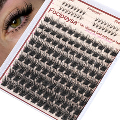 Focipeysa wispy lash clusters band 10-16mm for natural daily volume