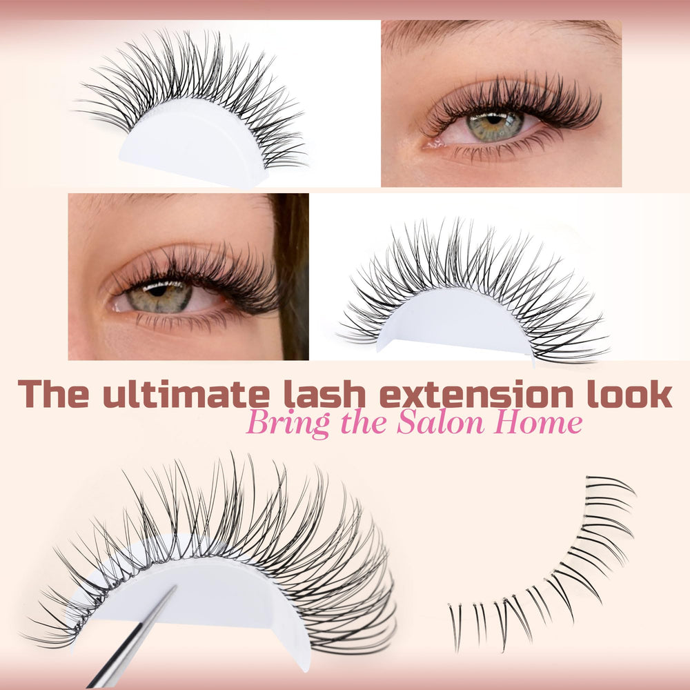 Focipeysa Wispy Lash Clusters waterproof daily wear for all-day confidence
