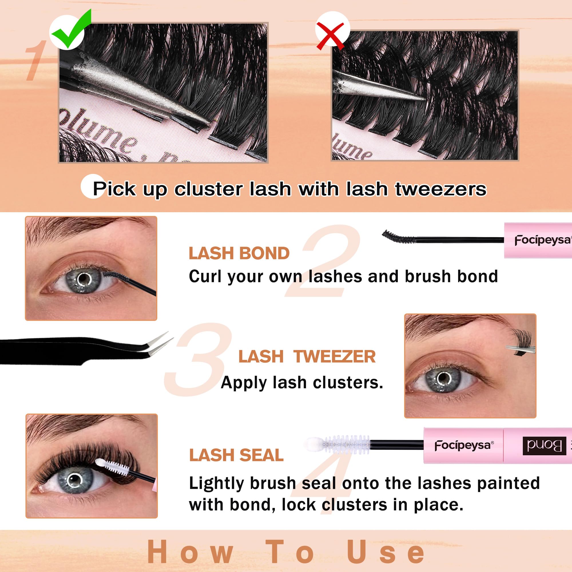 Focipeysa ideal for work-to-play lash looks.