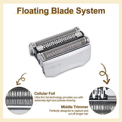 FOCODECKING 7-Series 70S replacement head in hand; straightforward installation and secure fit.