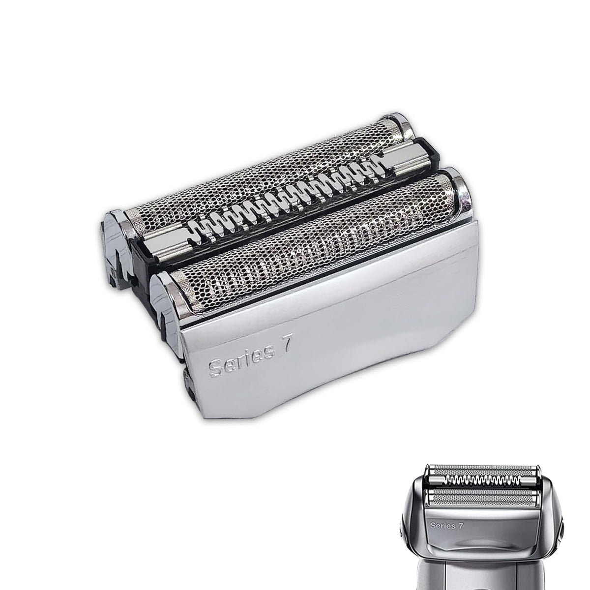 FOCODECKING 7-Series 70S replacement head in box; easy snap-on upgrade for Braun razors.