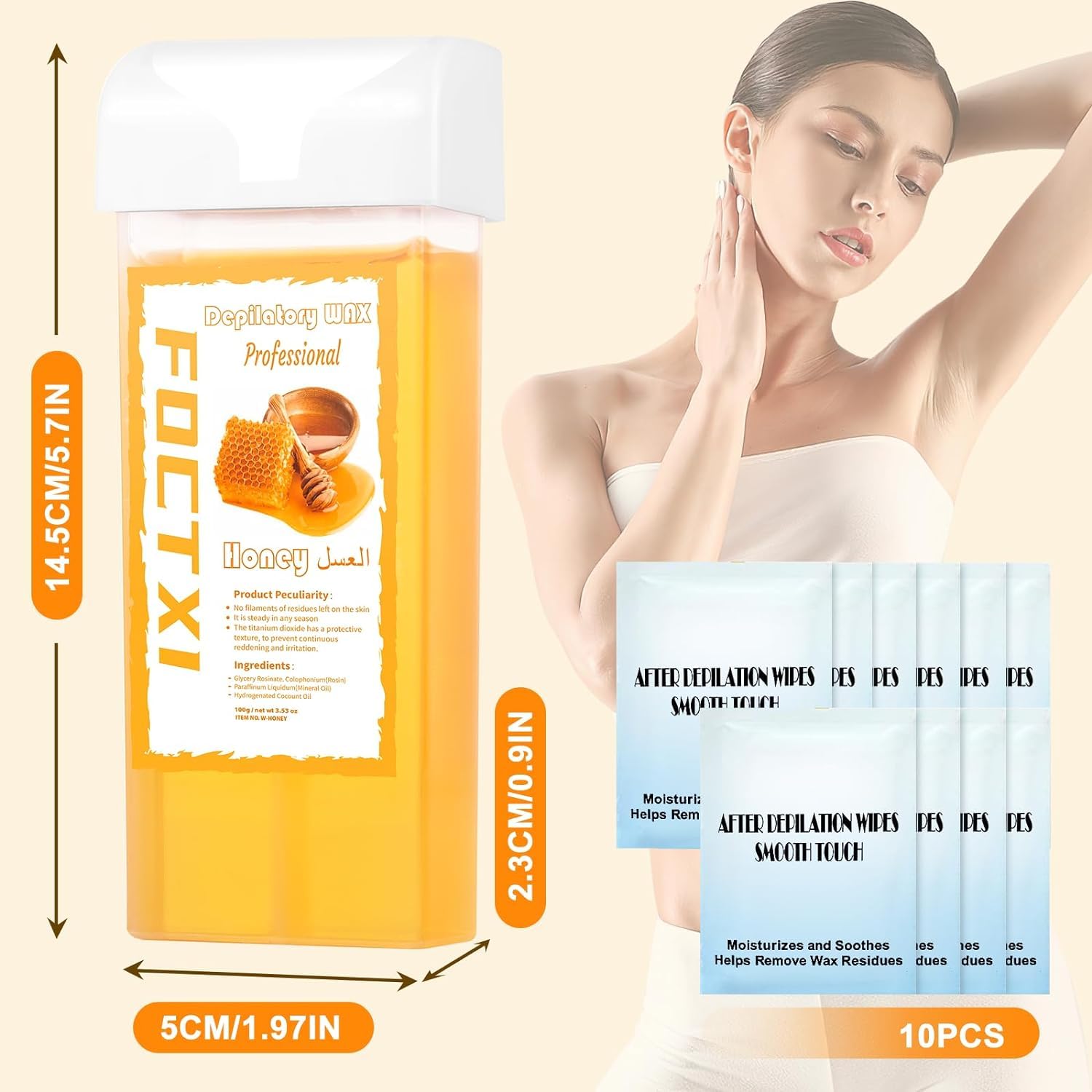 FOCTXI Root-hair removal targets thick and fine hairs at the root.