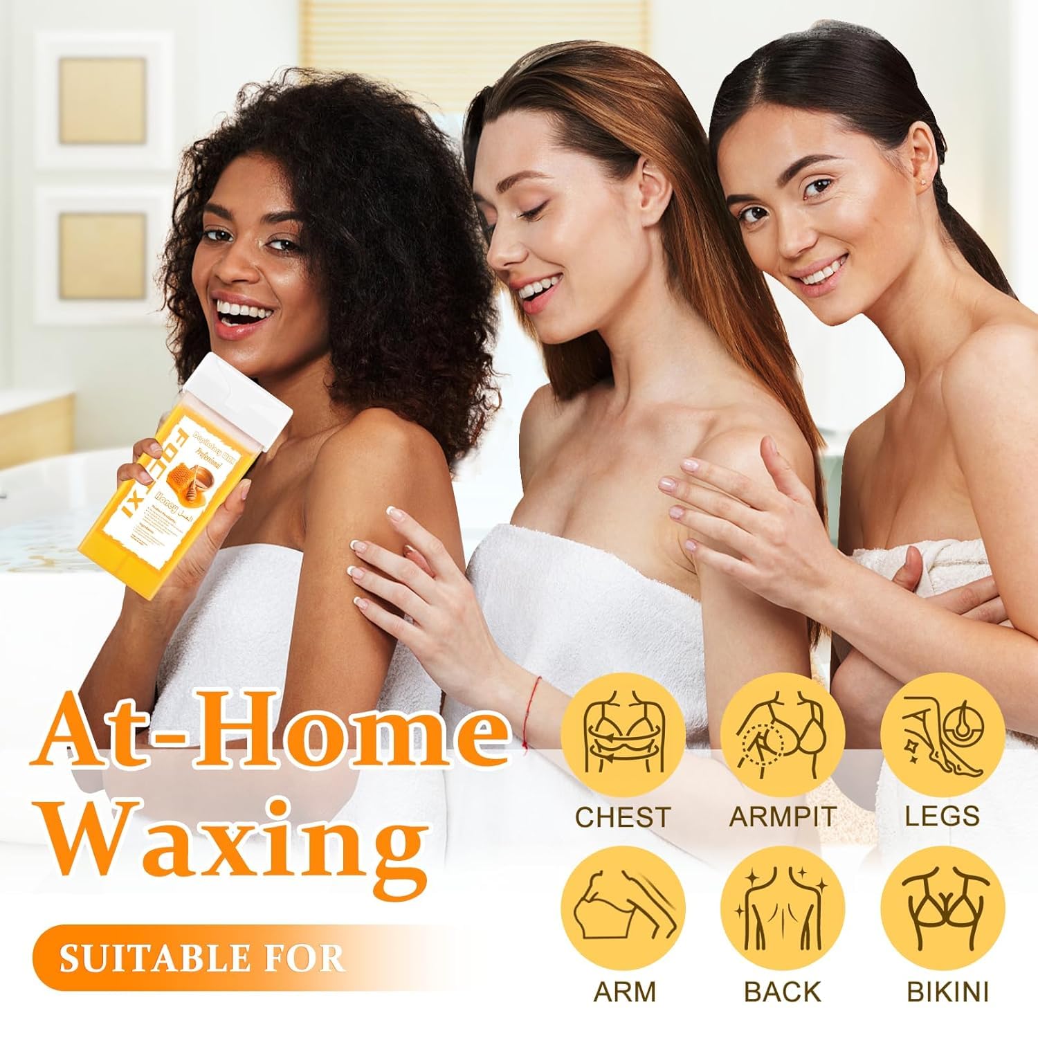 FOCTXI Wax Roller Kit assembly demonstrates quick setup for DIY waxing.