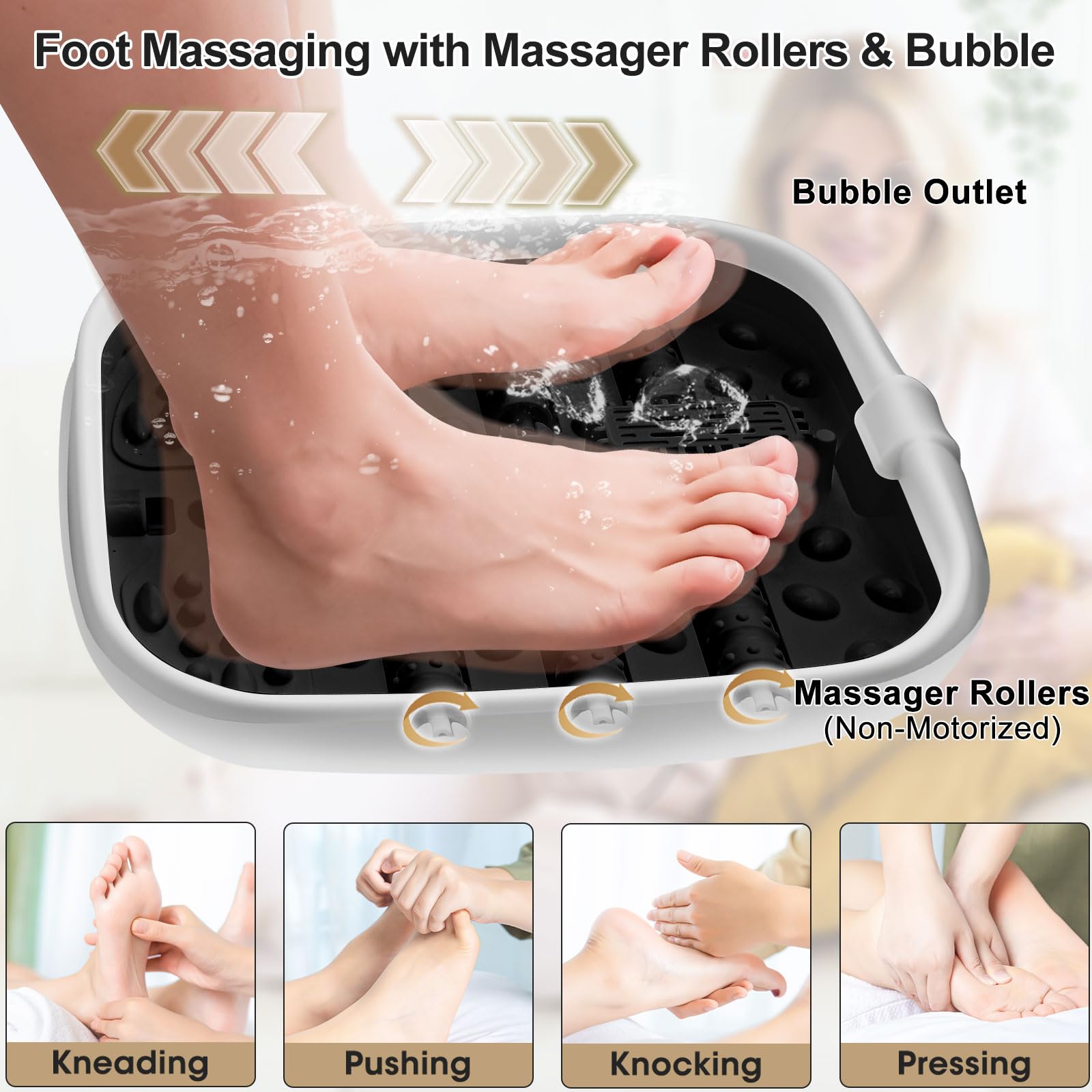 FOFOJOY pedicure kit storage box for spa materials and accessories.