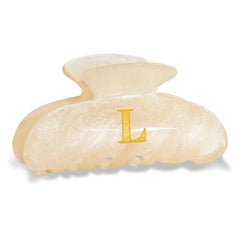 Fohufo monogram letter clip adds chic sparkle to everyday hairstyles