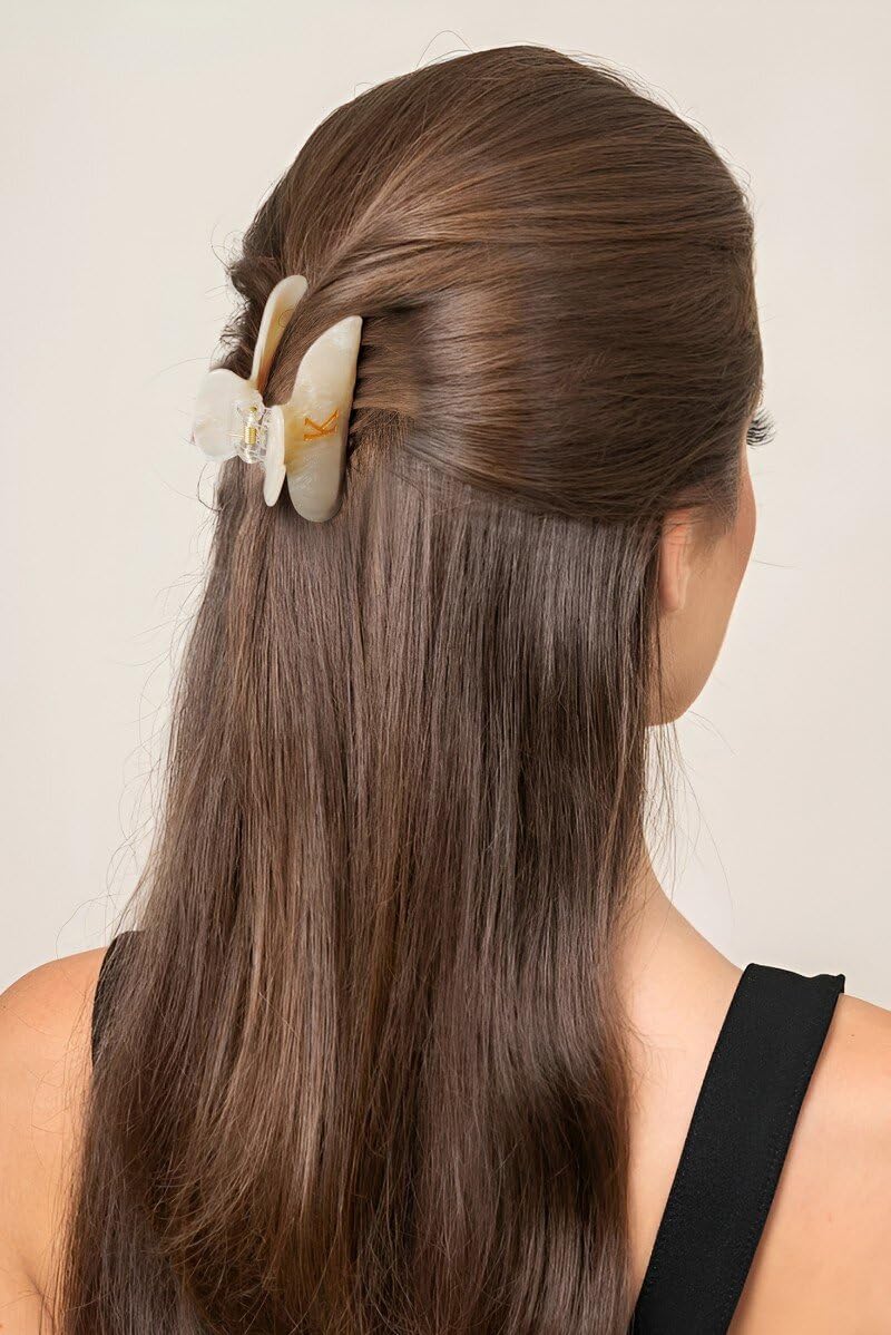 Fohufo smooth acrylic surface prevents snagging during hair styling