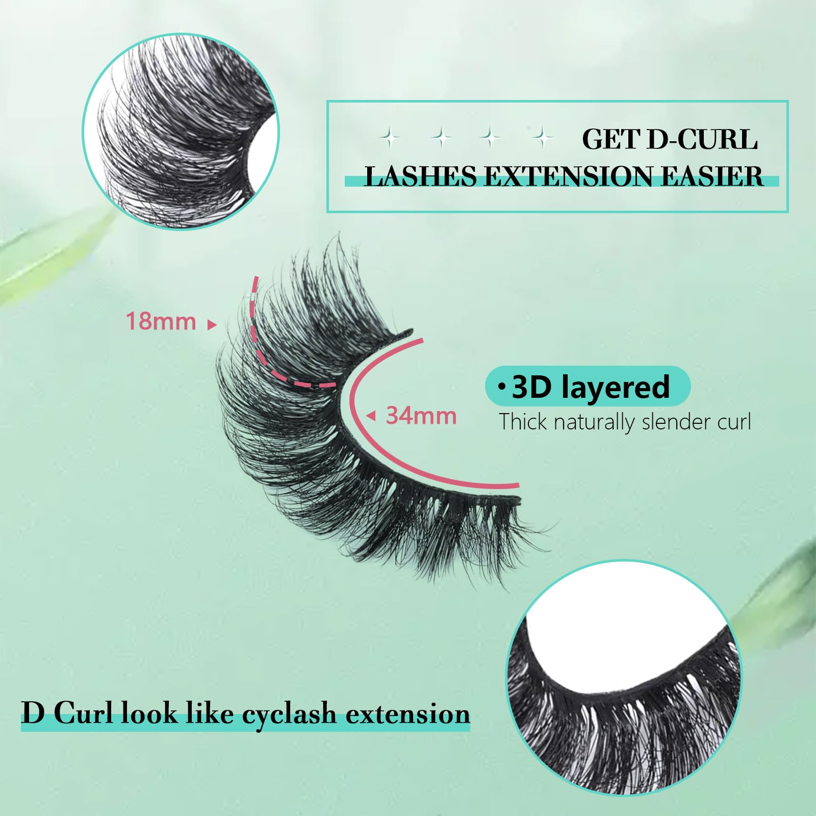 FOINEMYED lash band made of soft cotton for comfortable wear.
