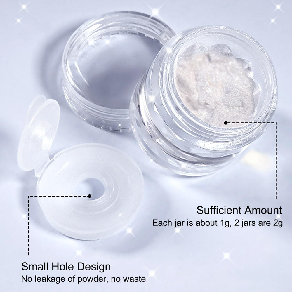 Fokostar non-wipe top coat application ready for sealing glitter.