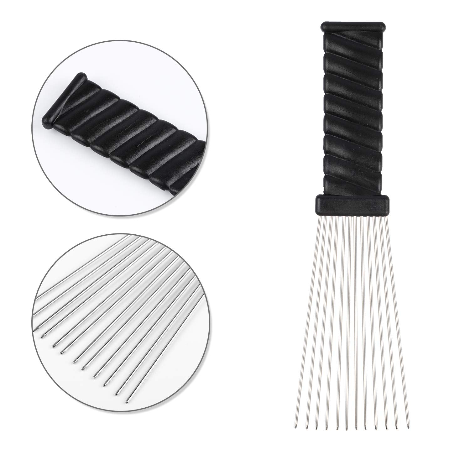 Folansy metal combs suited for Afro and curly hairstyles