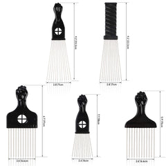 Folansy Afro comb with wide teeth designed for smooth detangling and shaping.