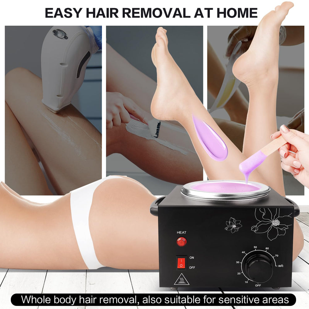 Folconroad silicone bowl highlights easy cleanup after waxing sessions.