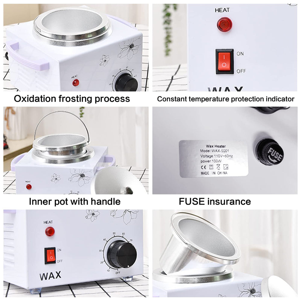 Folconroad wax warmer with 600cc pot for efficient waxing sessions.