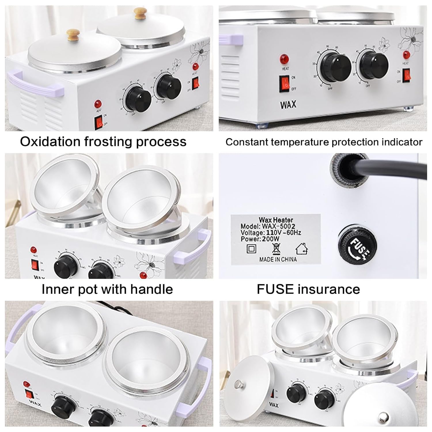 folconroad wax warmer featuring aluminum shell for durability