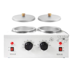 folconroad 1.2L dual-pot wax warmer with two pots for at-home hair removal