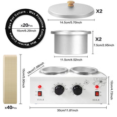 folconroad wax warmer with heat-resistant handle for safe operation