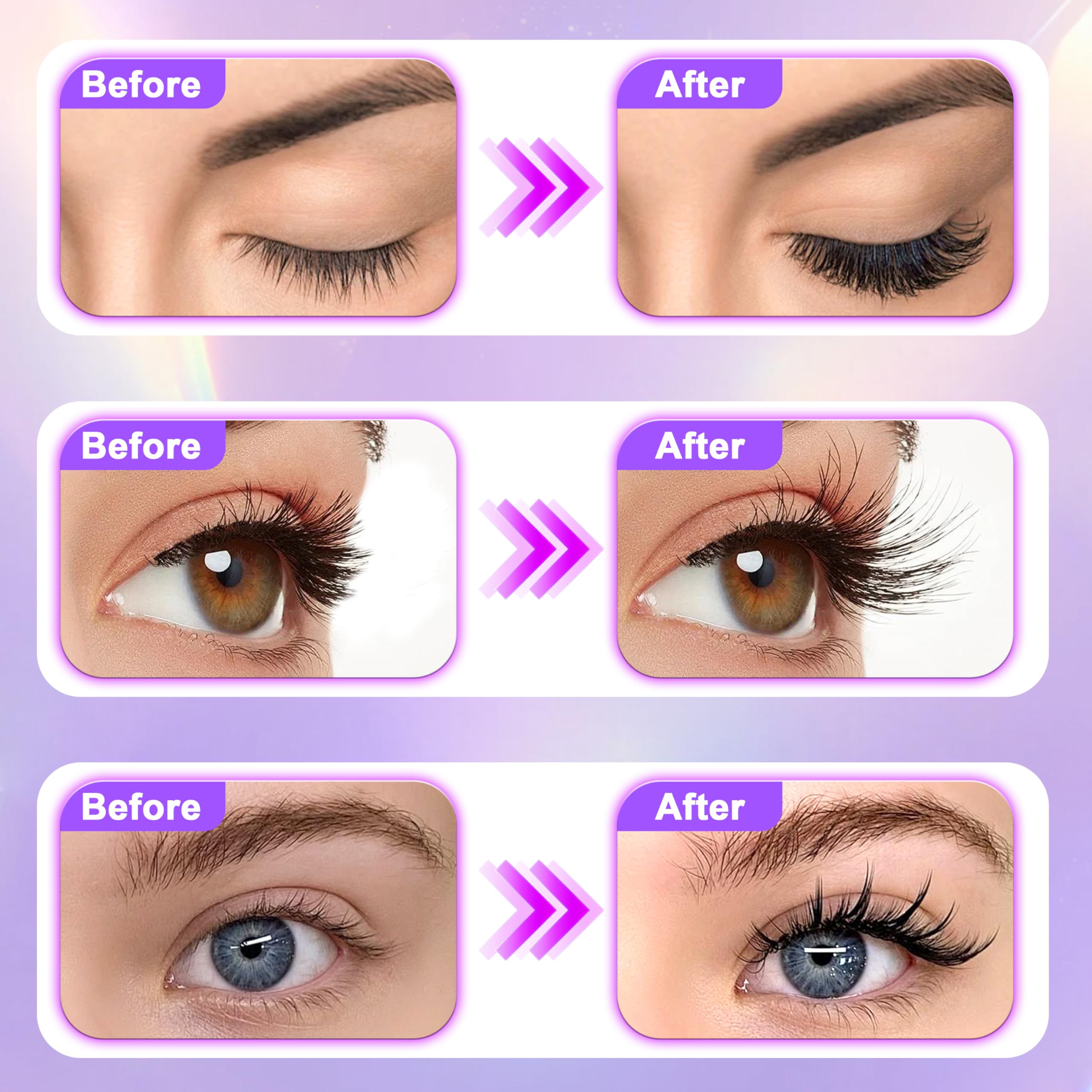 Folivive 3-en-1 con cepillo dedicado para cejas y línea capilar.