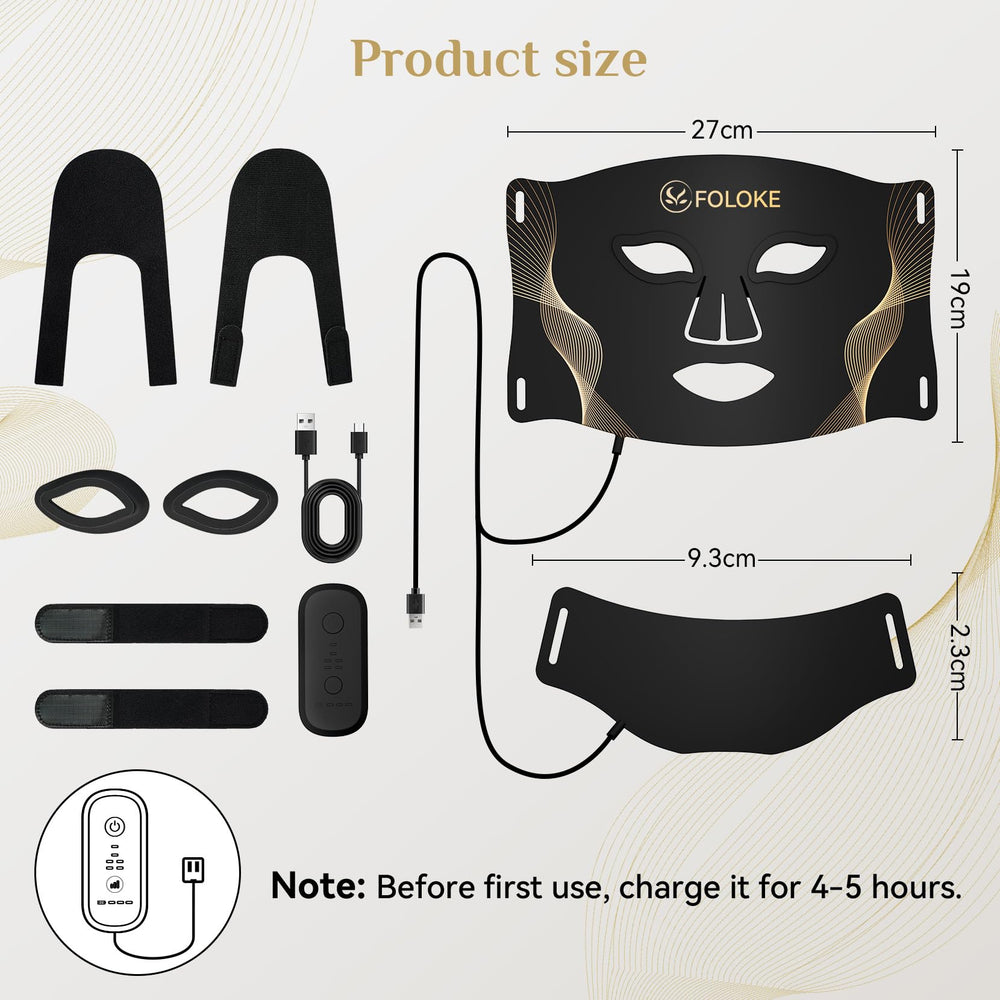 Foloke control panel displays brightness levels and 10-minute sessions.