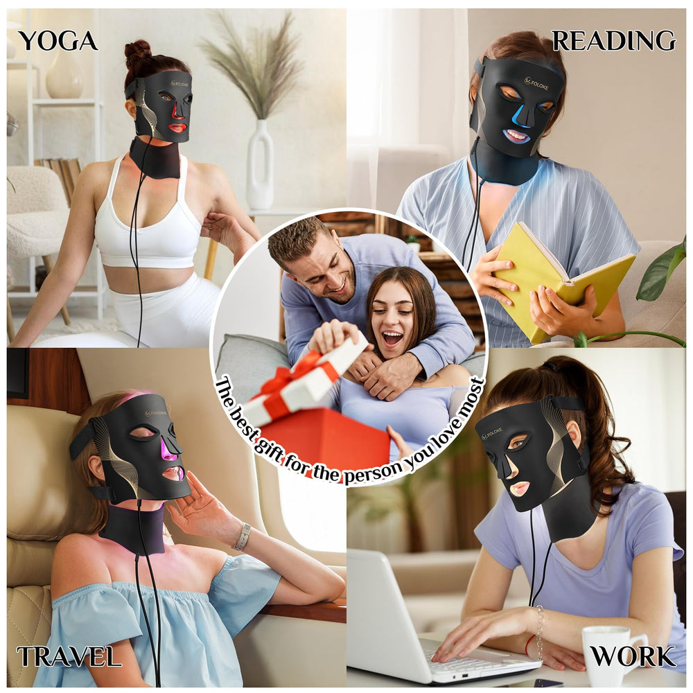Foloke device ready for daily at-home facial therapy.