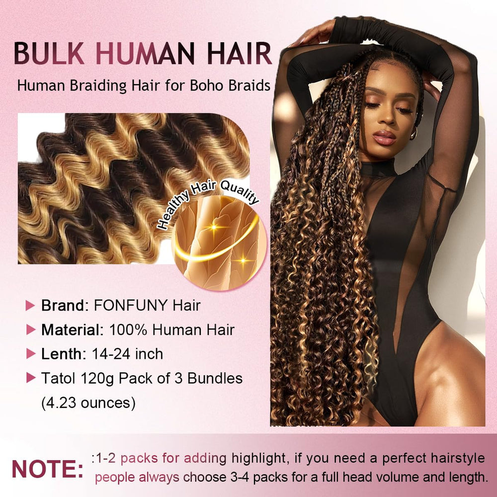 FONFUNY Brazilian Remy hair offers tangle-free shine and smooth texture