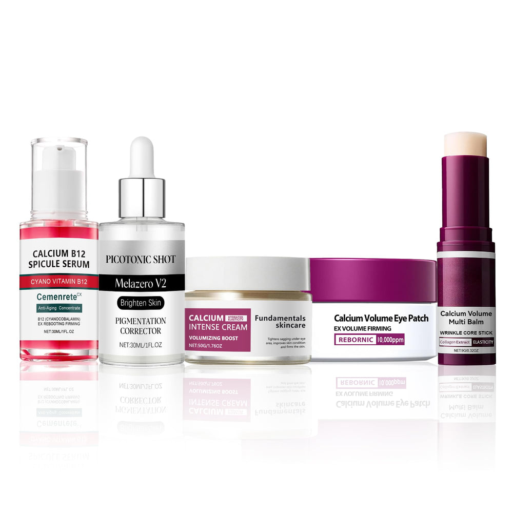 FOODSAVER Calcium Daily Care Skin Set packaging showing soft, everyday hydration for comfortable skin