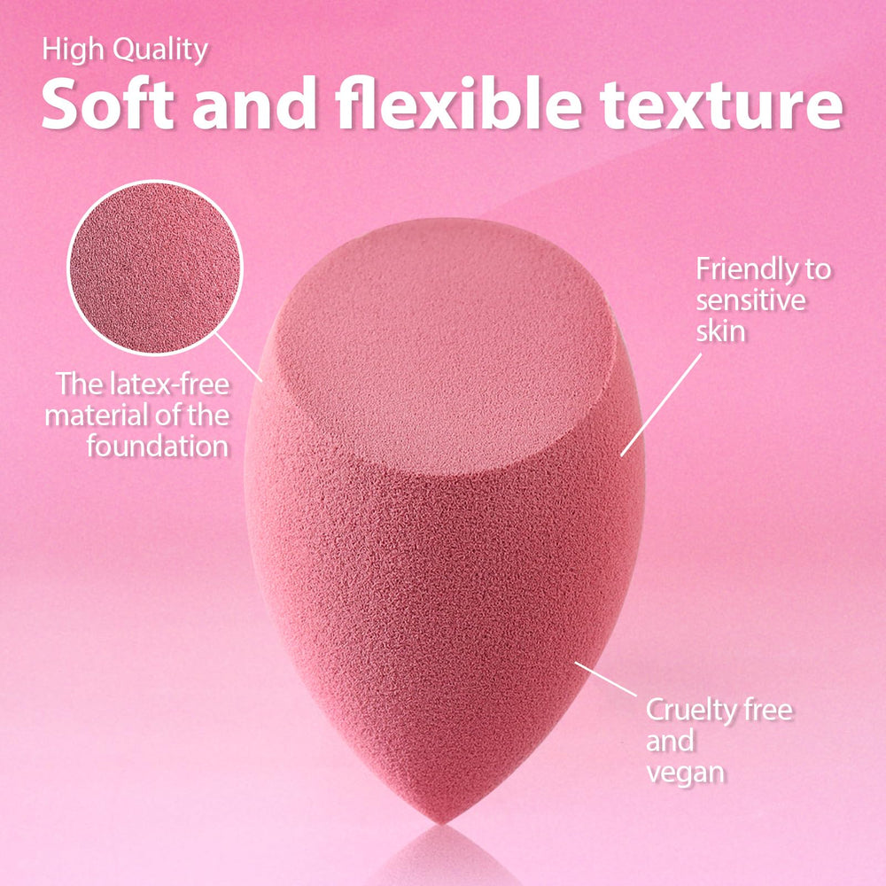 Foonbe blender sponges 7-pcs round shape for seamless foundation application.
