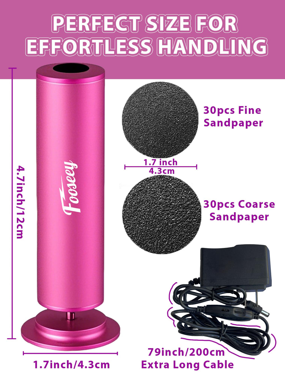 Fooseey coarse discs for stubborn callus removal on feet
