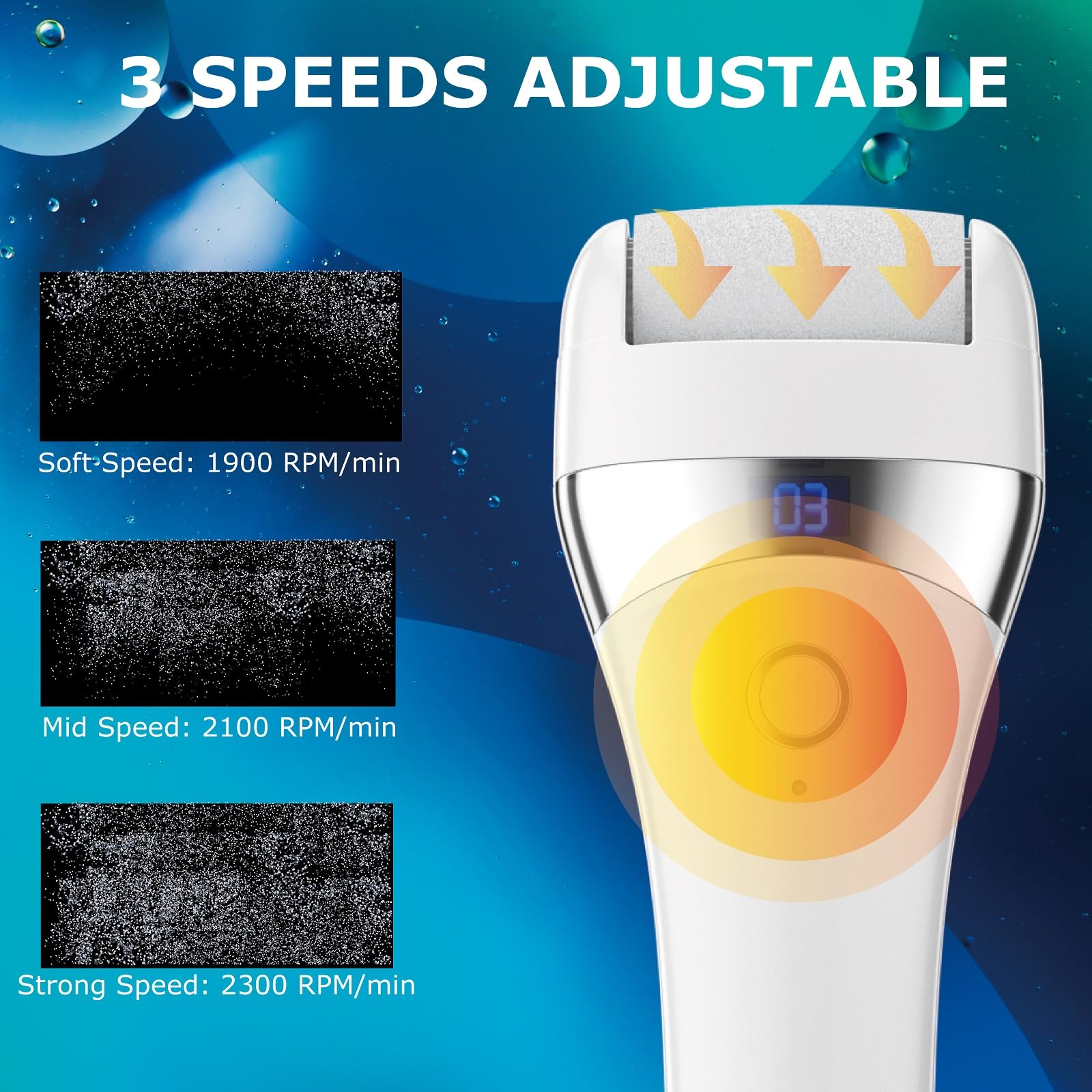 Fooseey foot brush for pedicure prep and cleansing