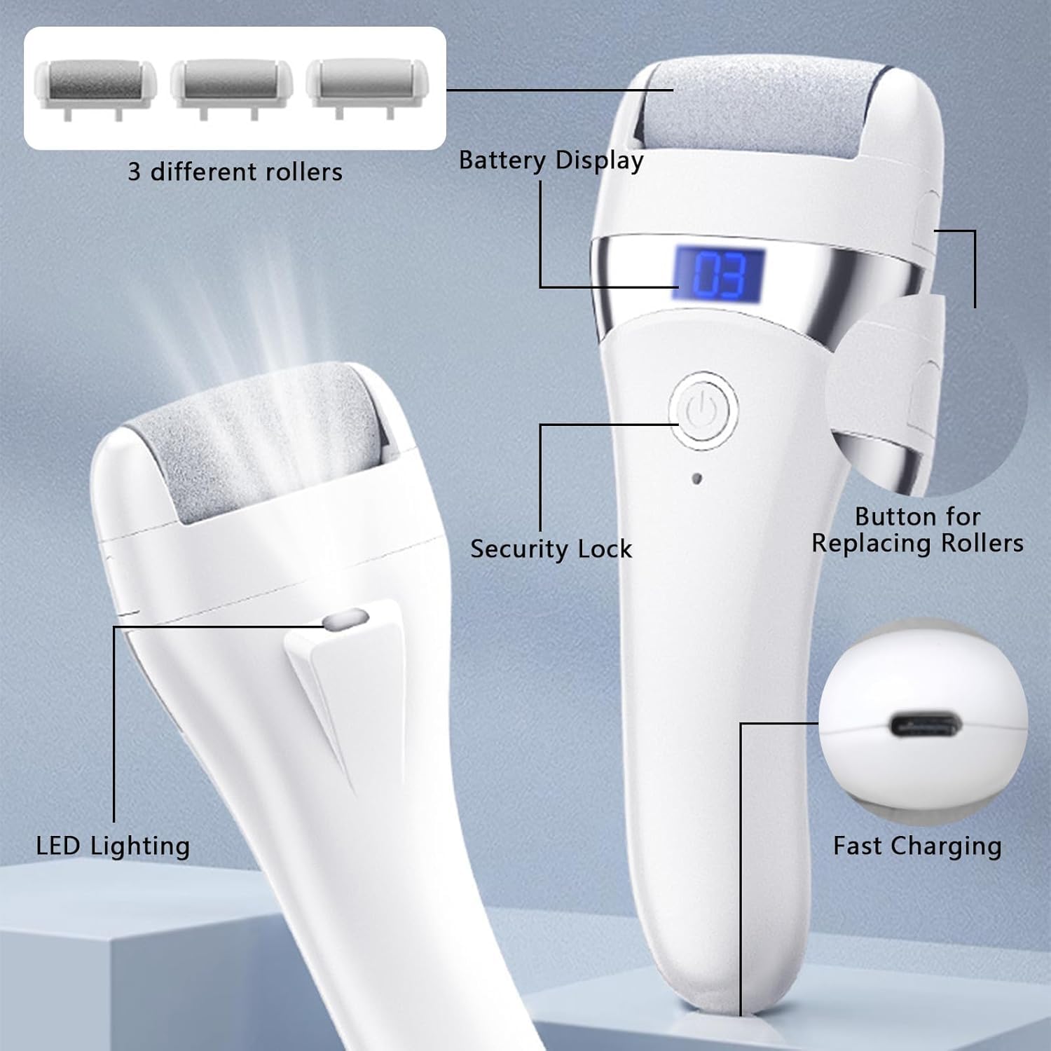 Fooseey portable foot care kit for travel-ready maintenance