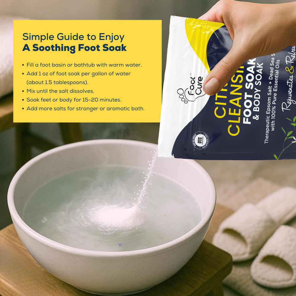 Foot Cure desintoxicacion: ingredientes naturales para piel nutrida.