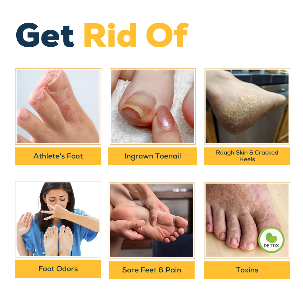 Foot Cure desintoxicacion: spa de pies para relajación diaria.