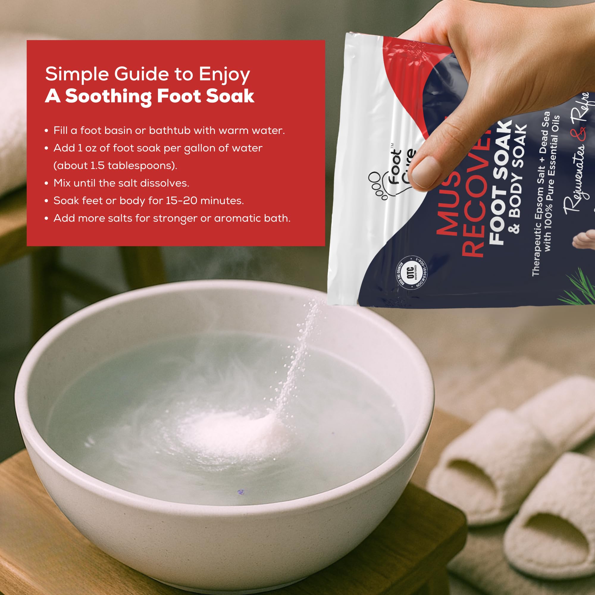 Foot Cure: versión spa en casa para una piel de pies más suave y fresca.