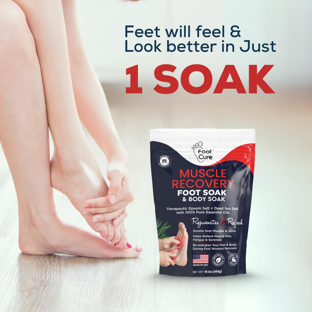 Foot Cure: mezcla 100% natural para relajación y cuidado de pies.