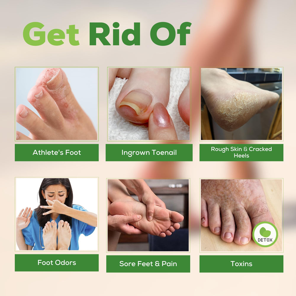 FOOT CURE Tea Tree Oil Foot Soak promotes odor control through refreshing herbal scent.